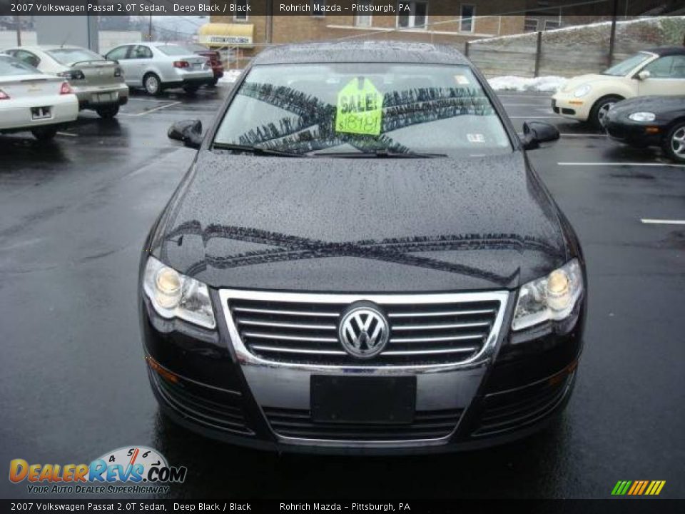 2007 Volkswagen Passat 2.0T Sedan Deep Black / Black Photo #8