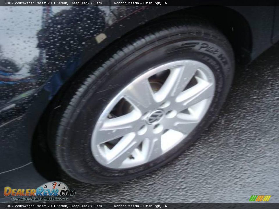 2007 Volkswagen Passat 2.0T Sedan Deep Black / Black Photo #9