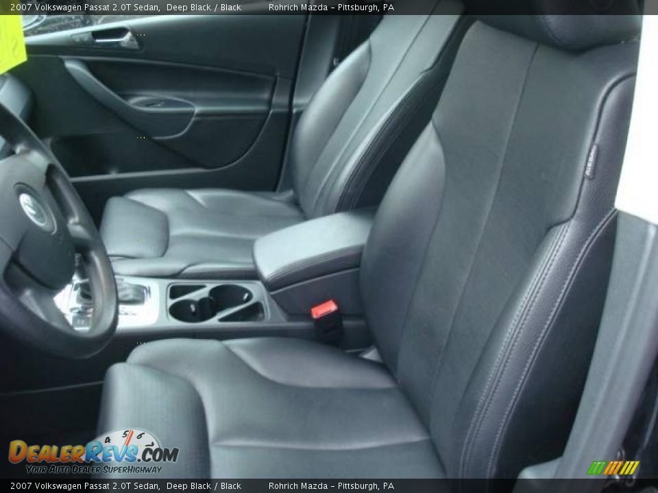 2007 Volkswagen Passat 2.0T Sedan Deep Black / Black Photo #10