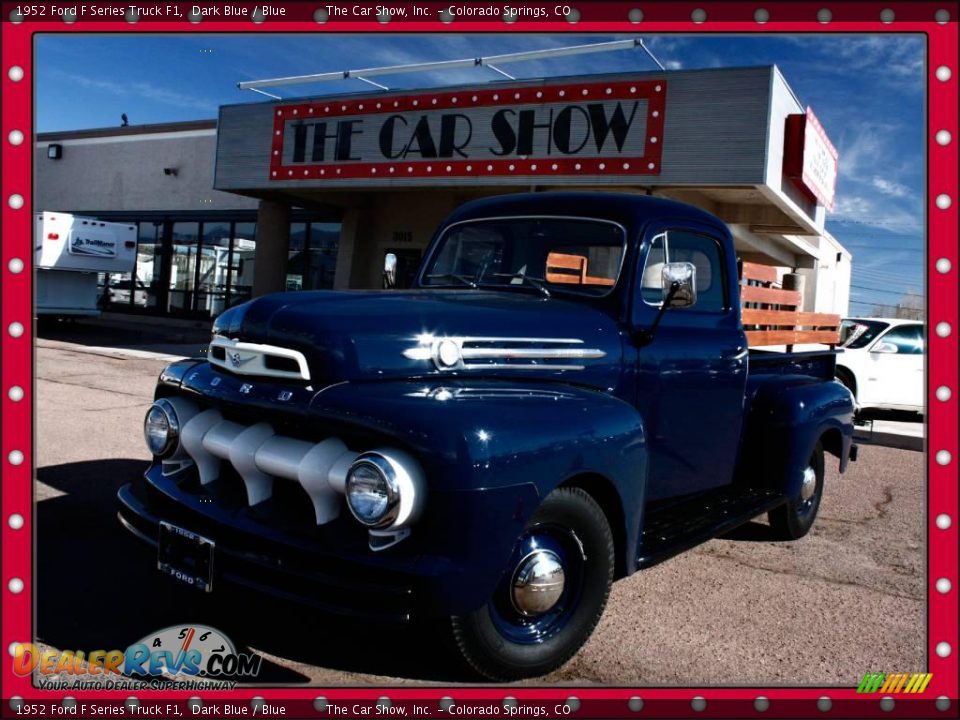 1952 Ford F Series Truck F1 Dark Blue / Blue Photo #1