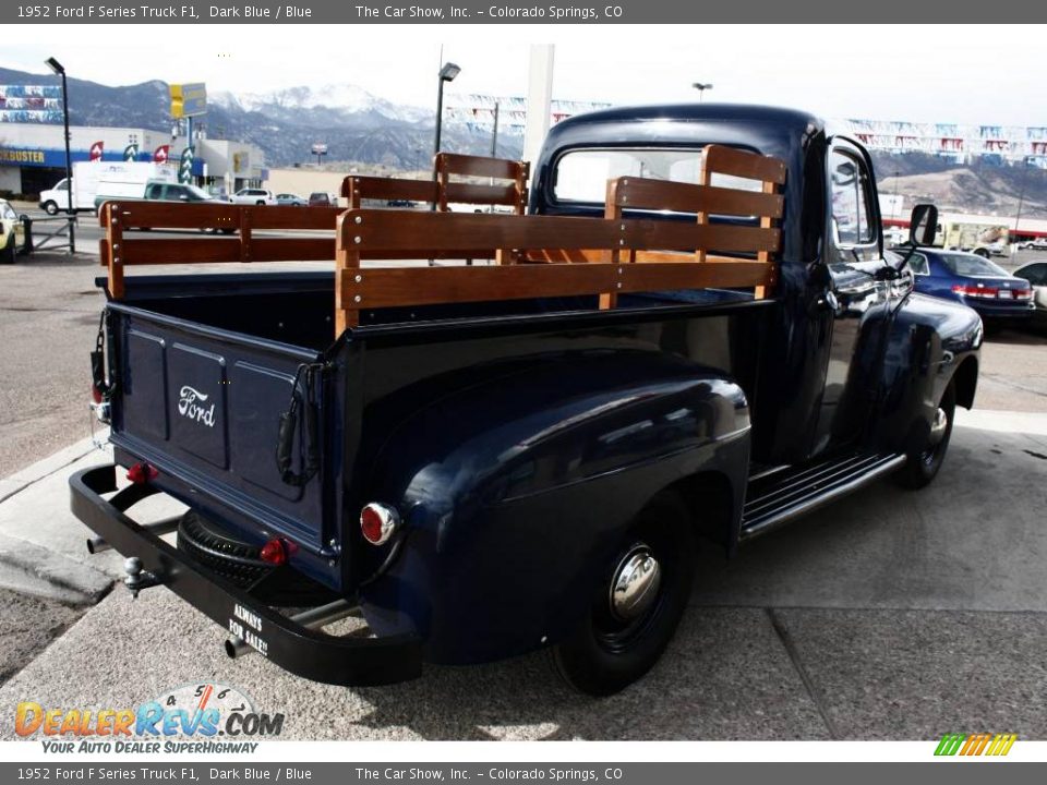 1952 Ford F Series Truck F1 Dark Blue / Blue Photo #3