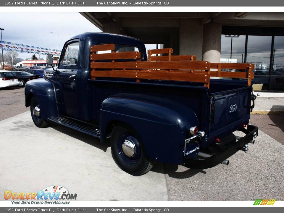 1952 Ford F Series Truck F1 Dark Blue / Blue Photo #4