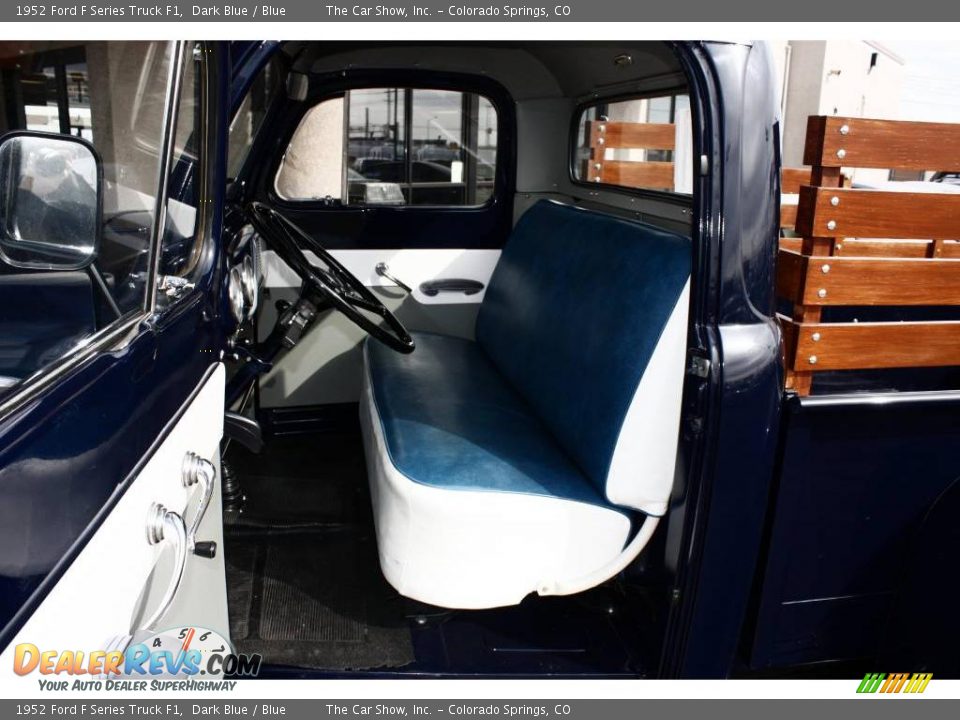 1952 Ford F Series Truck F1 Dark Blue / Blue Photo #5