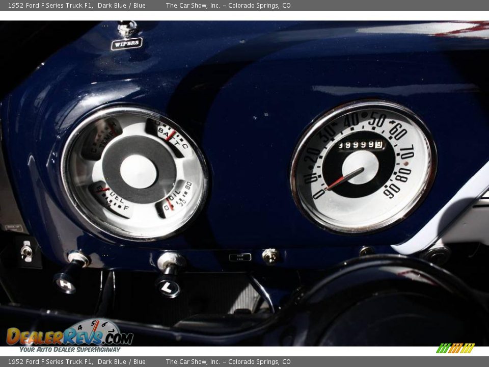 1952 Ford F Series Truck F1 Dark Blue / Blue Photo #7