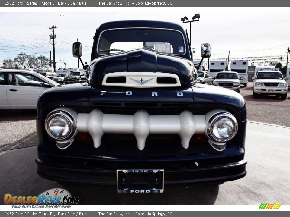 1952 Ford F Series Truck F1 Dark Blue / Blue Photo #12