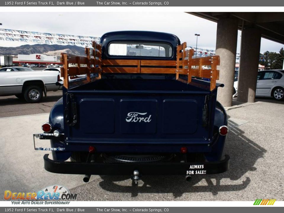 1952 Ford F Series Truck F1 Dark Blue / Blue Photo #13