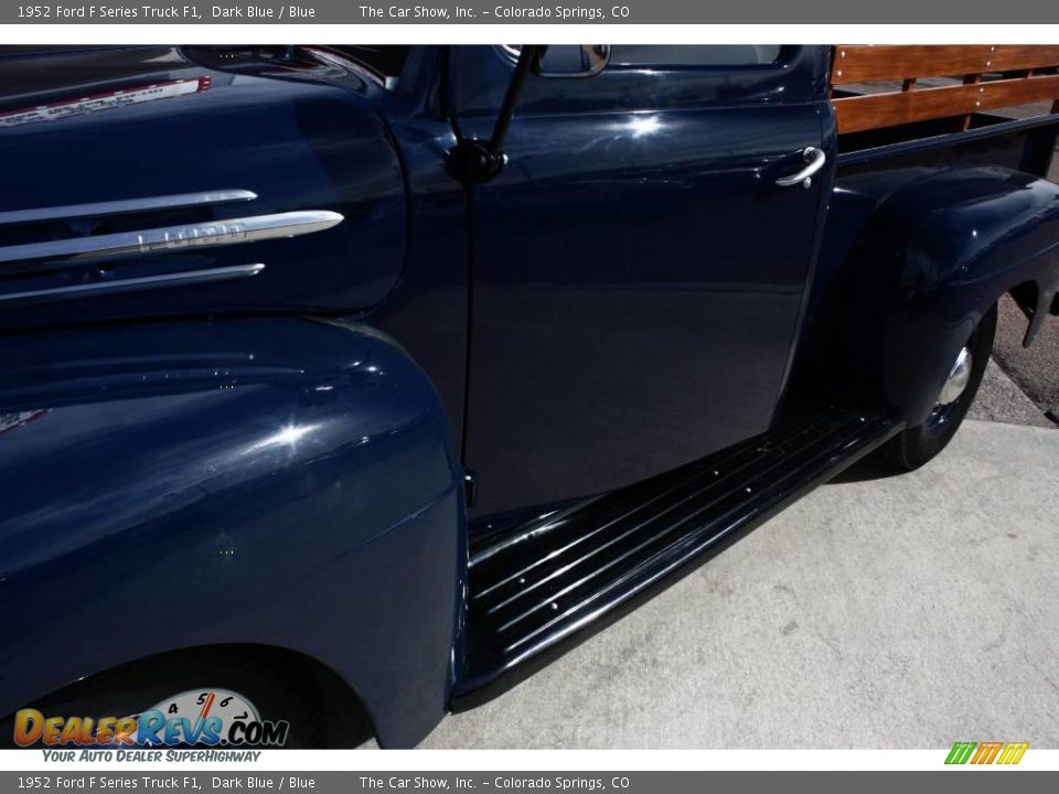 1952 Ford F Series Truck F1 Dark Blue / Blue Photo #15