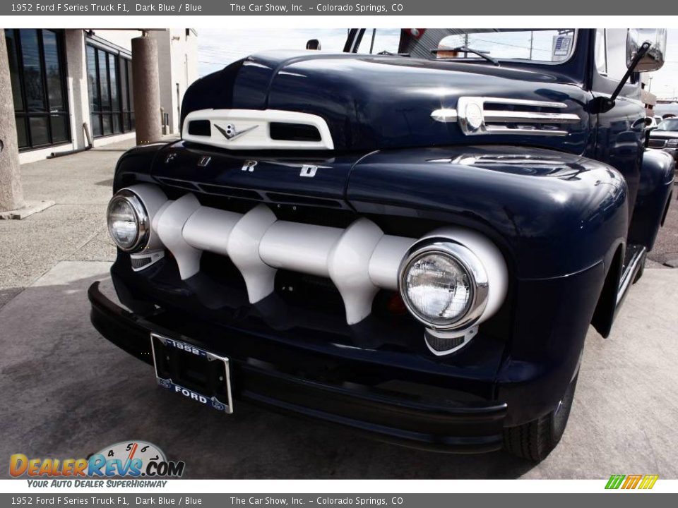 1952 Ford F Series Truck F1 Dark Blue / Blue Photo #18