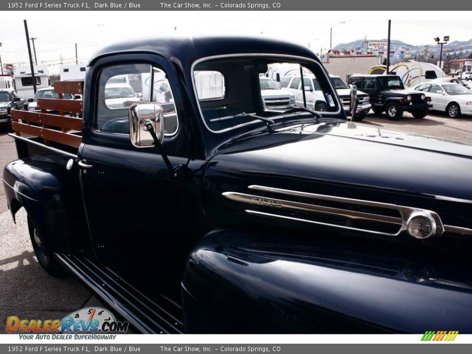 1952 Ford F Series Truck F1 Dark Blue / Blue Photo #19