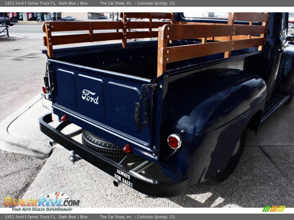 1952 Ford F Series Truck F1 Dark Blue / Blue Photo #20