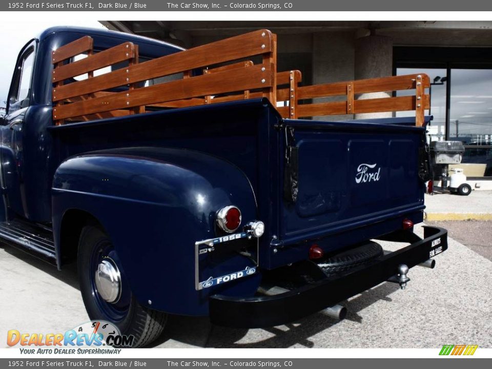 1952 Ford F Series Truck F1 Dark Blue / Blue Photo #22