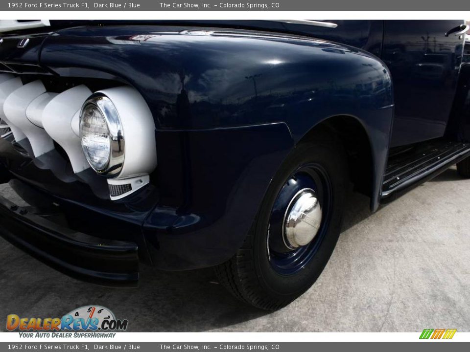 1952 Ford F Series Truck F1 Dark Blue / Blue Photo #24