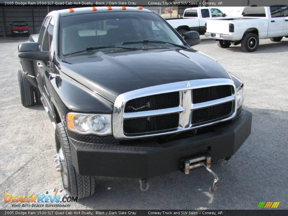 2005 Dodge Ram 3500 SLT Quad Cab 4x4 Dually Black / Dark Slate Gray Photo #5
