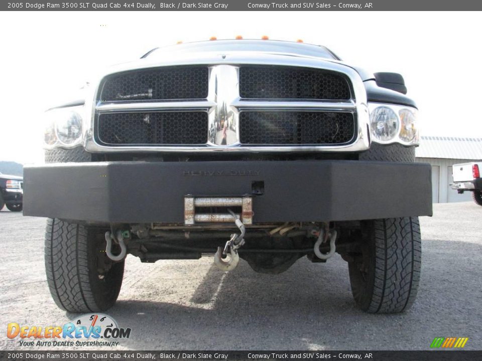 2005 Dodge Ram 3500 SLT Quad Cab 4x4 Dually Black / Dark Slate Gray Photo #6