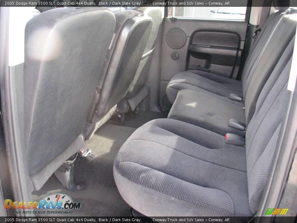2005 Dodge Ram 3500 SLT Quad Cab 4x4 Dually Black / Dark Slate Gray Photo #15