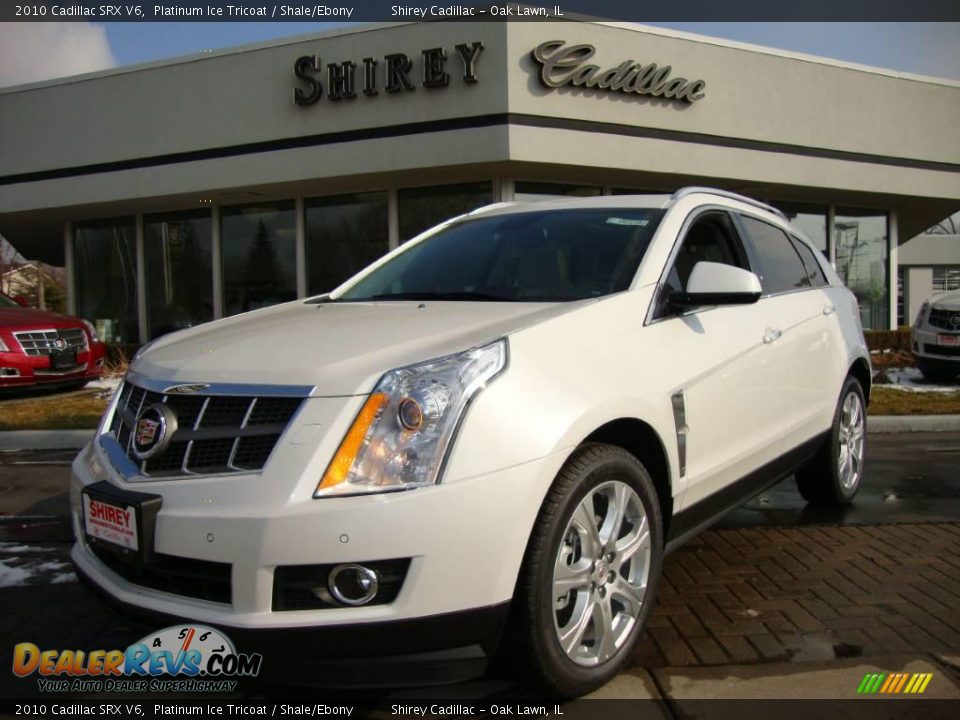 2010 Cadillac SRX V6 Platinum Ice Tricoat / Shale/Ebony Photo #1
