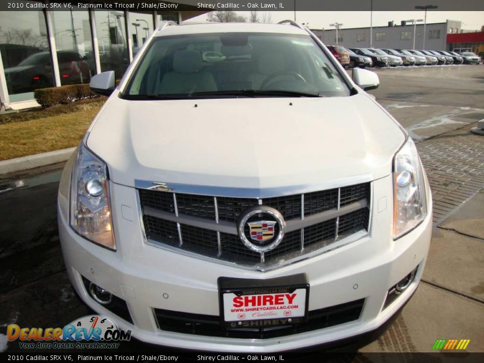 2010 Cadillac SRX V6 Platinum Ice Tricoat / Shale/Ebony Photo #2