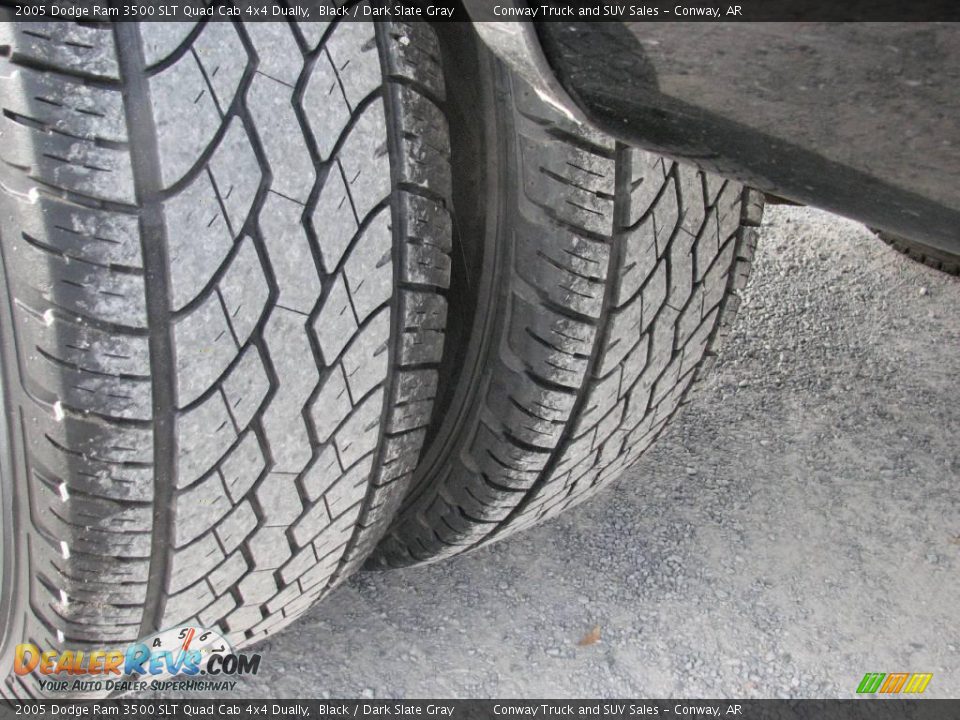 2005 Dodge Ram 3500 SLT Quad Cab 4x4 Dually Black / Dark Slate Gray Photo #23