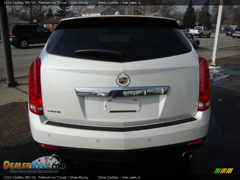 2010 Cadillac SRX V6 Platinum Ice Tricoat / Shale/Ebony Photo #5