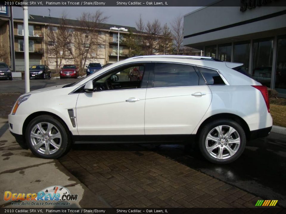 2010 Cadillac SRX V6 Platinum Ice Tricoat / Shale/Ebony Photo #7