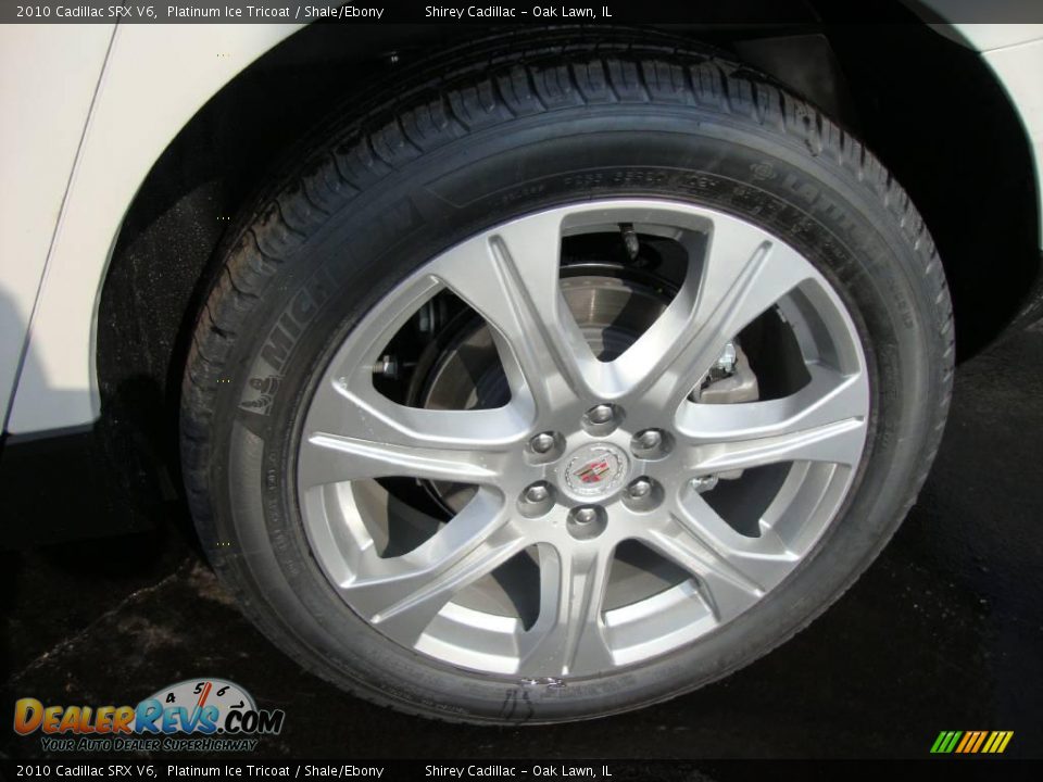 2010 Cadillac SRX V6 Platinum Ice Tricoat / Shale/Ebony Photo #8