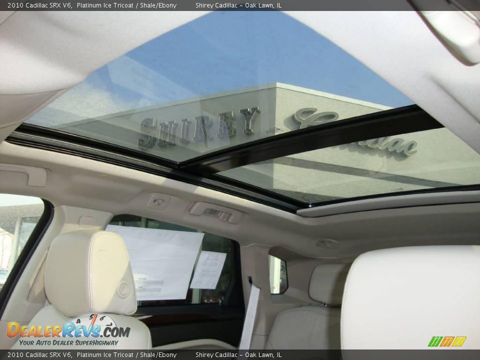 2010 Cadillac SRX V6 Platinum Ice Tricoat / Shale/Ebony Photo #12