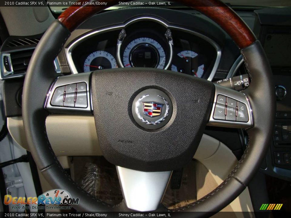 2010 Cadillac SRX V6 Platinum Ice Tricoat / Shale/Ebony Photo #16