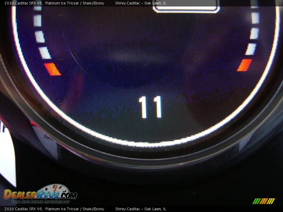 2010 Cadillac SRX V6 Platinum Ice Tricoat / Shale/Ebony Photo #21