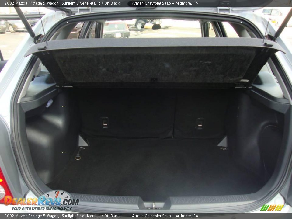 2002 Mazda Protege 5 Wagon Sunlight Silver Metallic / Off Black Photo #22