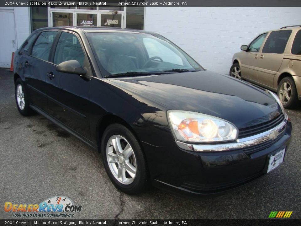 2004 Chevrolet Malibu Maxx LS Wagon Black / Neutral Photo #4