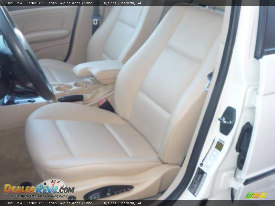 2005 BMW 3 Series 325i Sedan Alpine White / Sand Photo #7