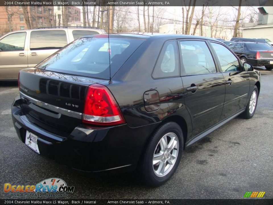 2004 Chevrolet Malibu Maxx LS Wagon Black / Neutral Photo #7