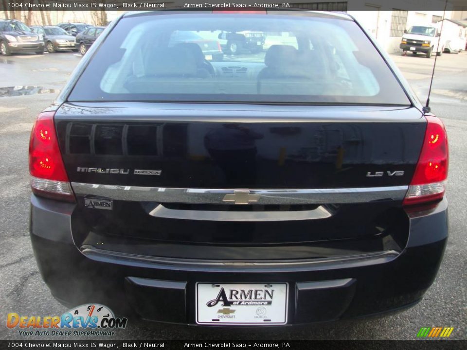 2004 Chevrolet Malibu Maxx LS Wagon Black / Neutral Photo #8