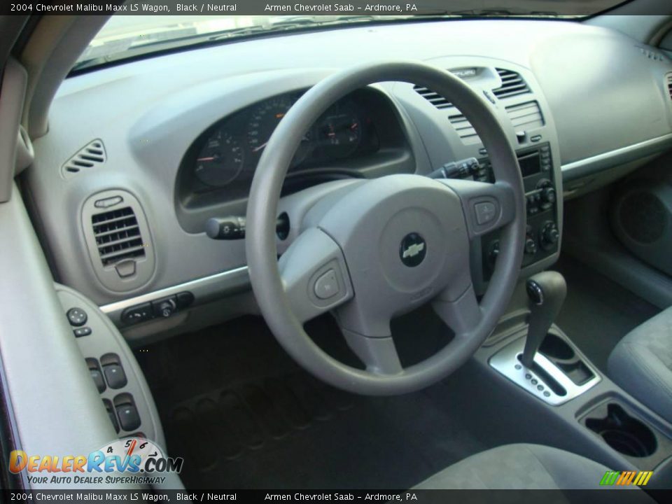 2004 Chevrolet Malibu Maxx LS Wagon Black / Neutral Photo #11