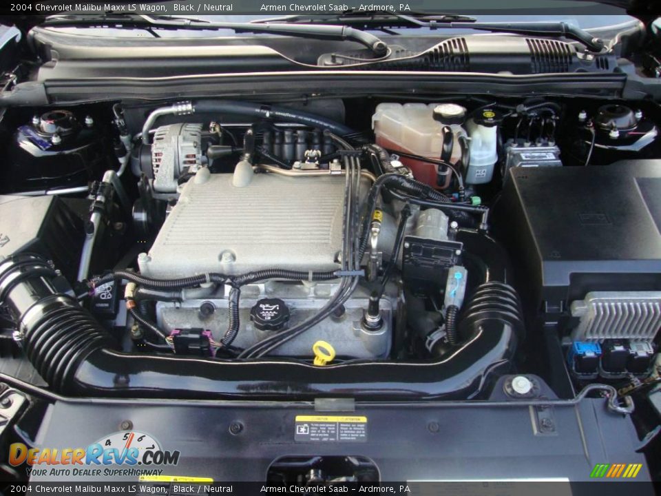 2004 Chevrolet Malibu Maxx LS Wagon Black / Neutral Photo #29