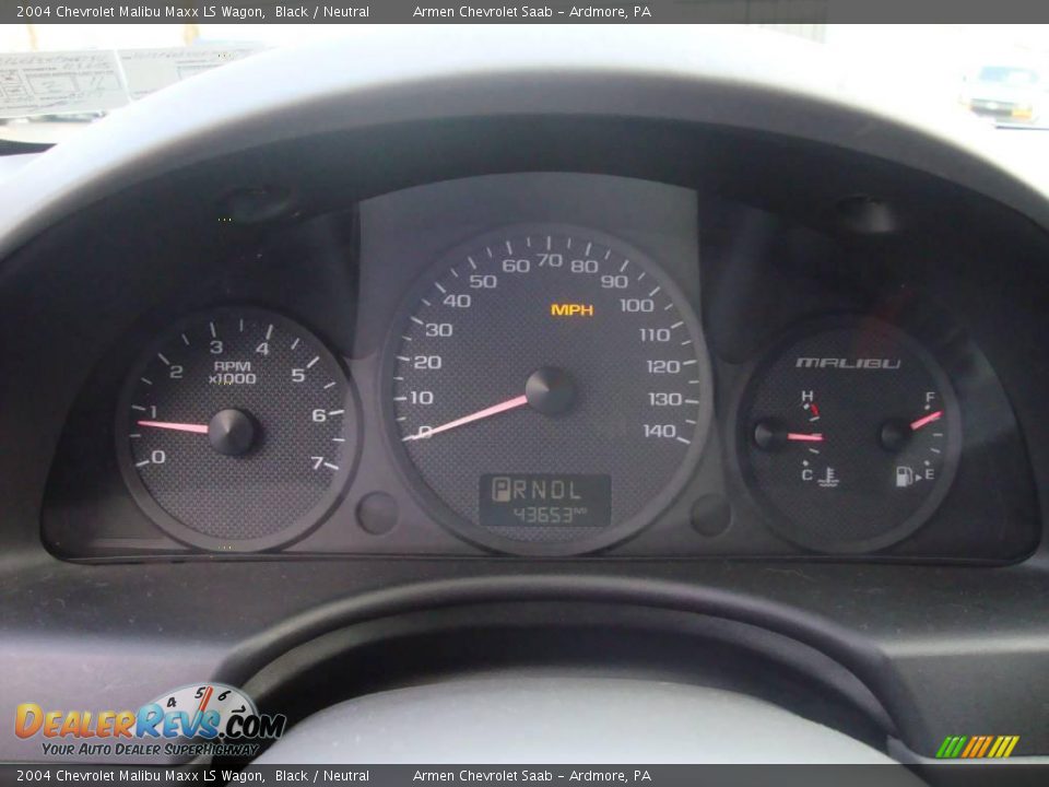 2004 Chevrolet Malibu Maxx LS Wagon Black / Neutral Photo #34