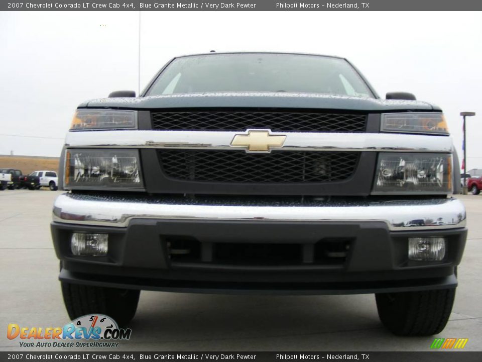 2007 Chevrolet Colorado LT Crew Cab 4x4 Blue Granite Metallic / Very Dark Pewter Photo #9
