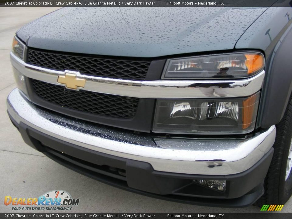 2007 Chevrolet Colorado LT Crew Cab 4x4 Blue Granite Metallic / Very Dark Pewter Photo #11