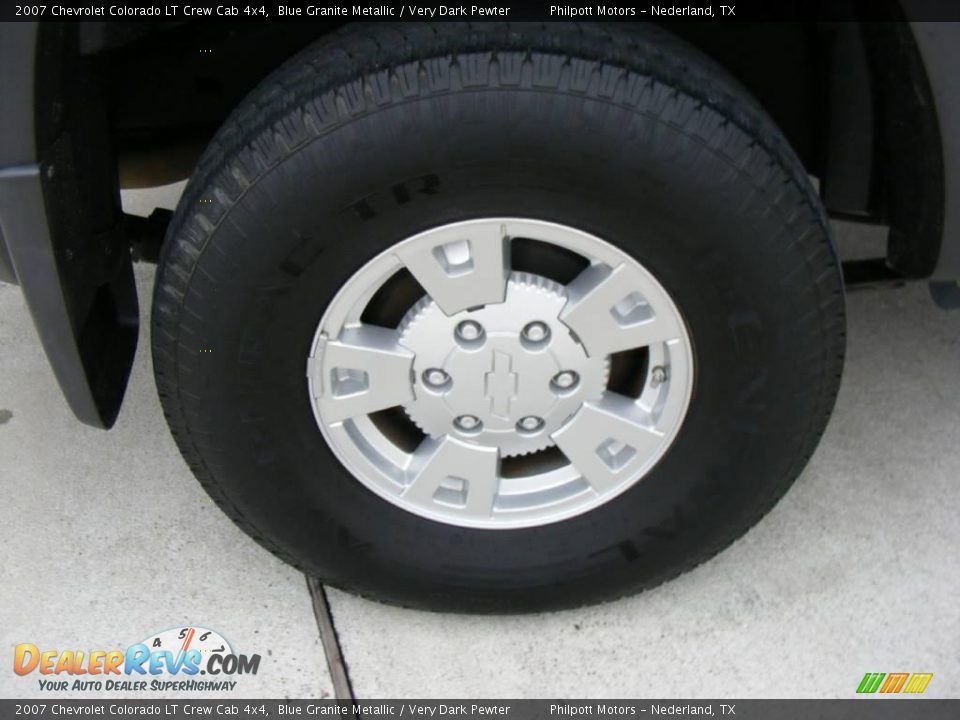 2007 Chevrolet Colorado LT Crew Cab 4x4 Blue Granite Metallic / Very Dark Pewter Photo #14