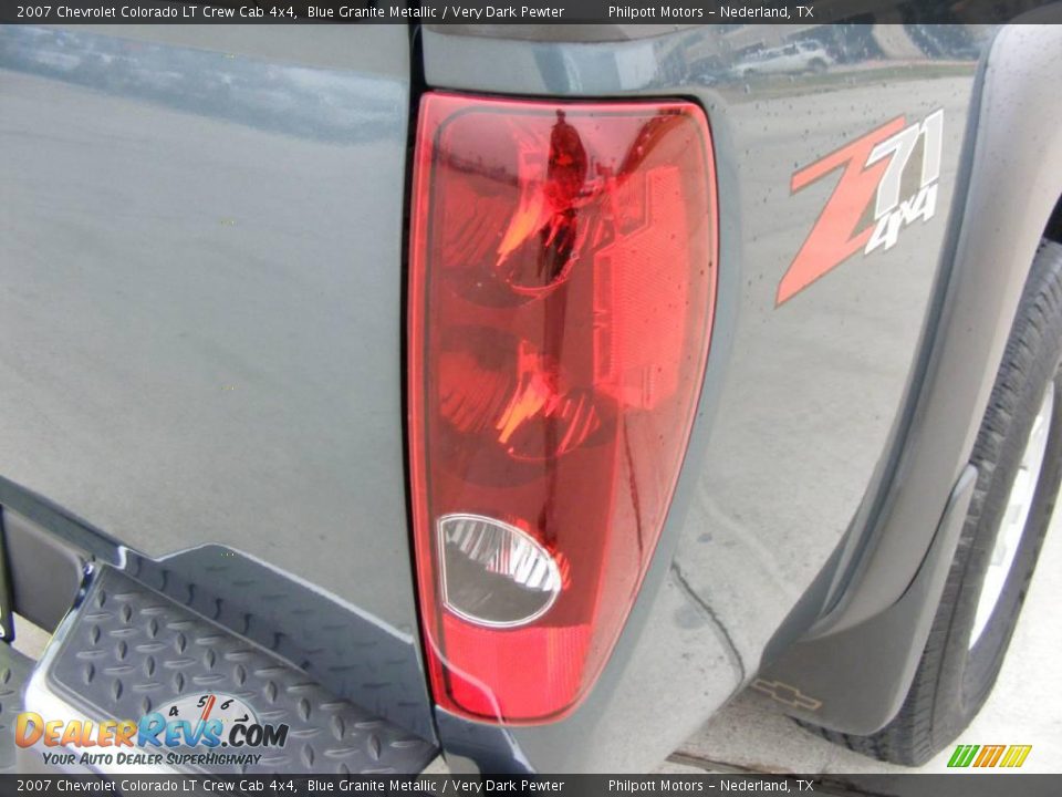 2007 Chevrolet Colorado LT Crew Cab 4x4 Blue Granite Metallic / Very Dark Pewter Photo #20
