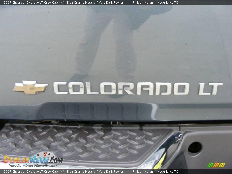 2007 Chevrolet Colorado LT Crew Cab 4x4 Blue Granite Metallic / Very Dark Pewter Photo #23