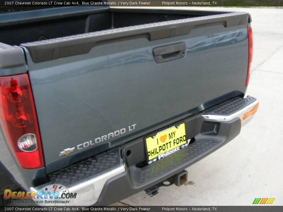 2007 Chevrolet Colorado LT Crew Cab 4x4 Blue Granite Metallic / Very Dark Pewter Photo #24