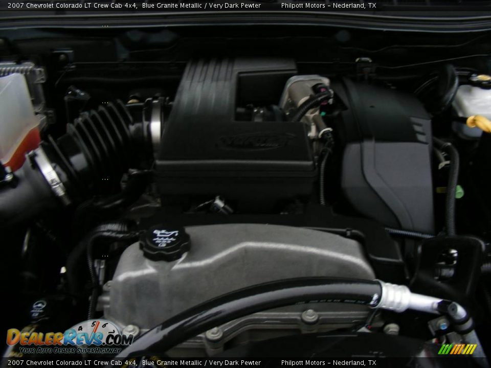 2007 Chevrolet Colorado LT Crew Cab 4x4 Blue Granite Metallic / Very Dark Pewter Photo #27