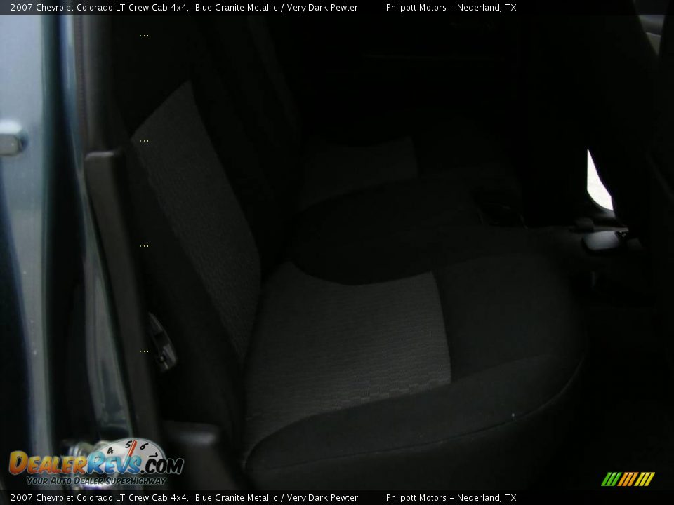 2007 Chevrolet Colorado LT Crew Cab 4x4 Blue Granite Metallic / Very Dark Pewter Photo #32