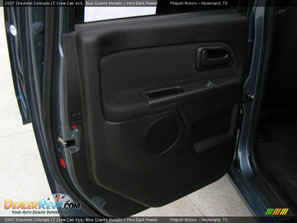 2007 Chevrolet Colorado LT Crew Cab 4x4 Blue Granite Metallic / Very Dark Pewter Photo #33