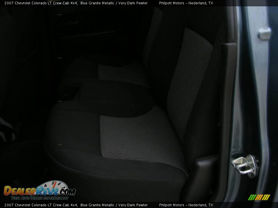 2007 Chevrolet Colorado LT Crew Cab 4x4 Blue Granite Metallic / Very Dark Pewter Photo #34