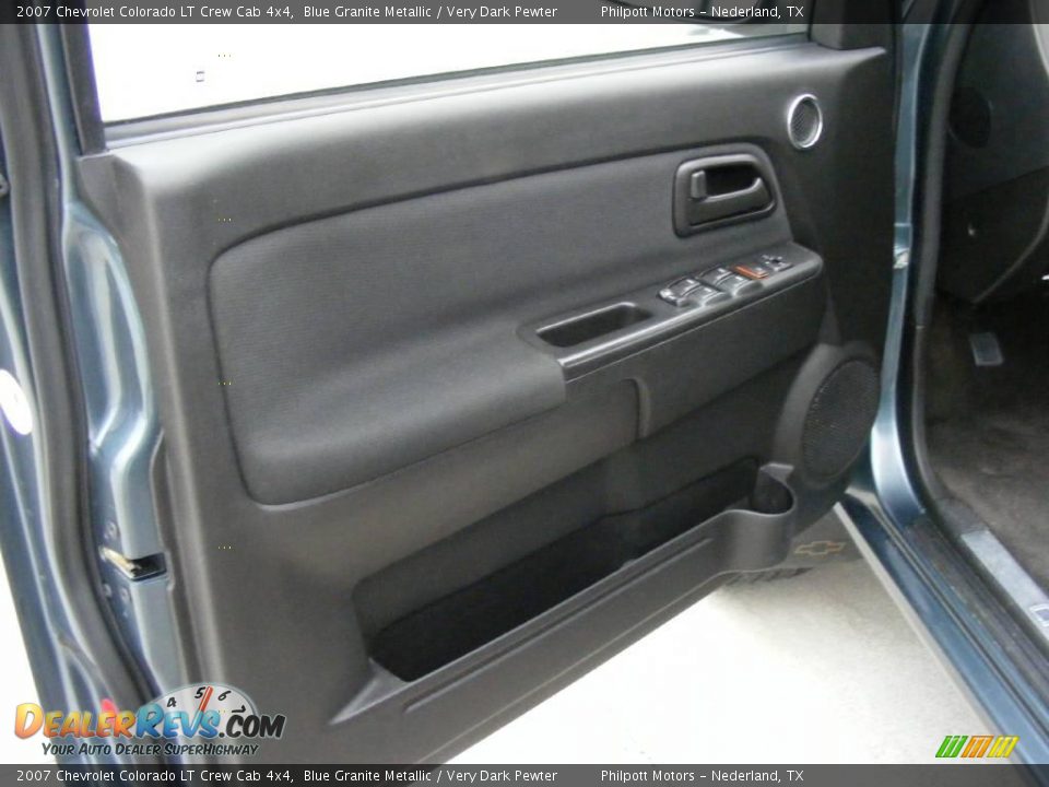2007 Chevrolet Colorado LT Crew Cab 4x4 Blue Granite Metallic / Very Dark Pewter Photo #35