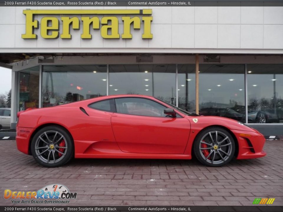 2009 Ferrari F430 Scuderia Coupe Rosso Scuderia (Red) / Black Photo #1