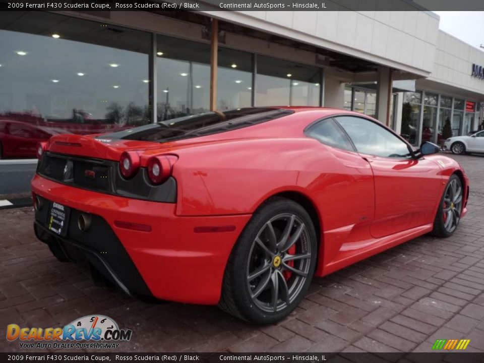 2009 Ferrari F430 Scuderia Coupe Rosso Scuderia (Red) / Black Photo #2
