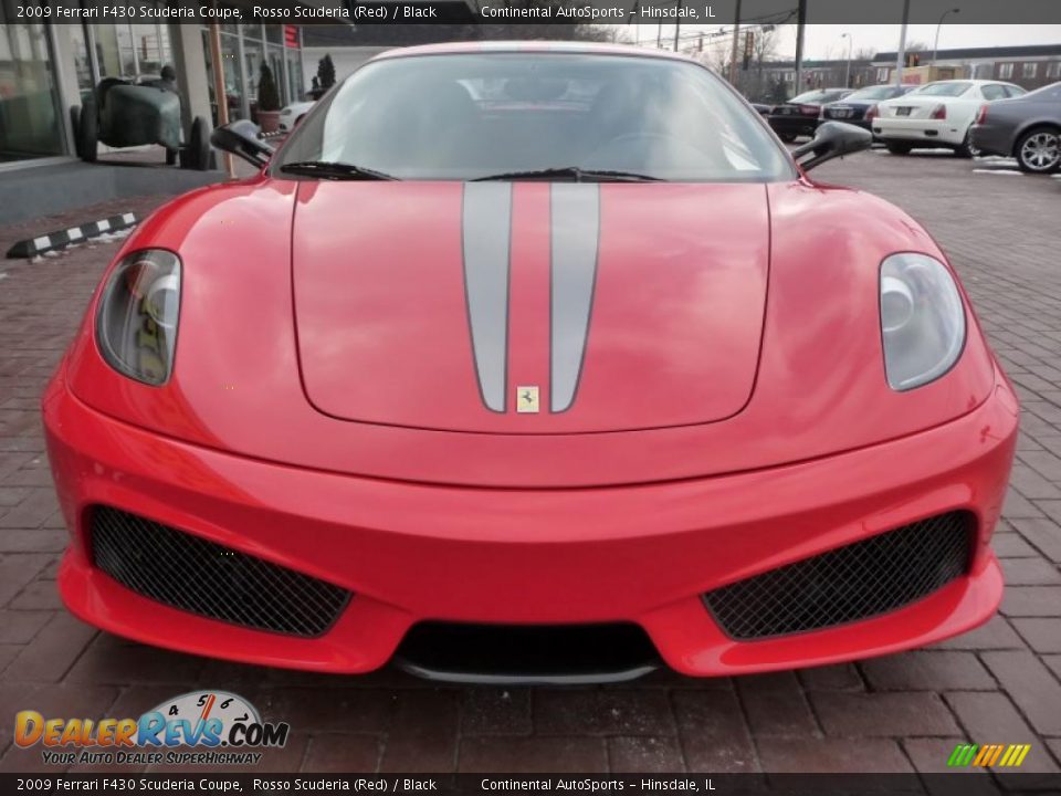 2009 Ferrari F430 Scuderia Coupe Rosso Scuderia (Red) / Black Photo #4